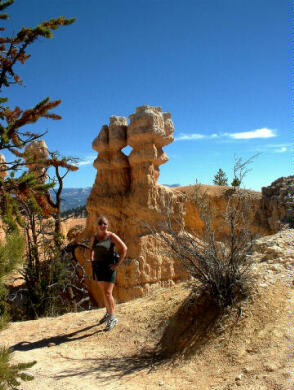 Shauna with a few Hoodoos