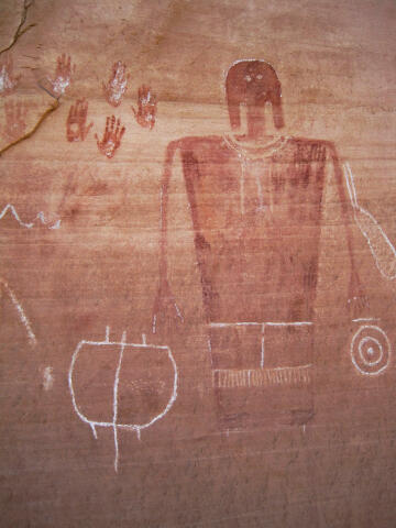 Big Man Pictograph Panel