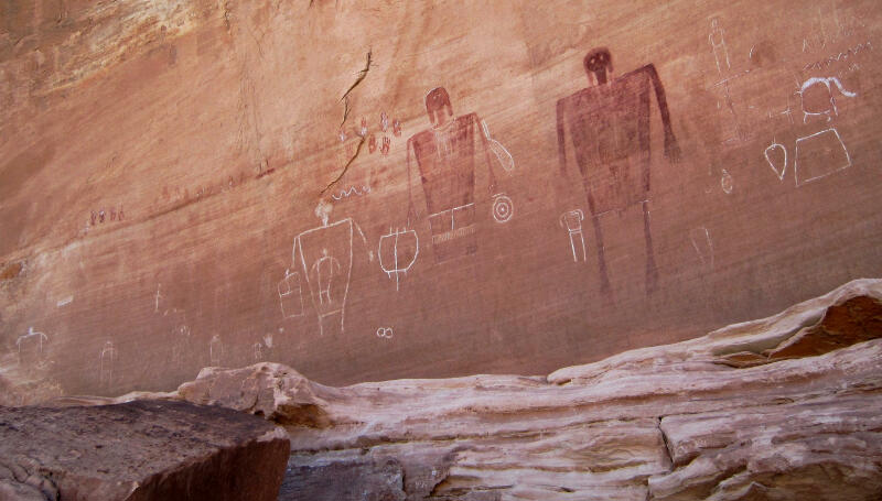 Big Man Pictograph Panel