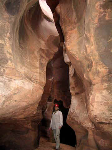 What a fantastic slot canyon.