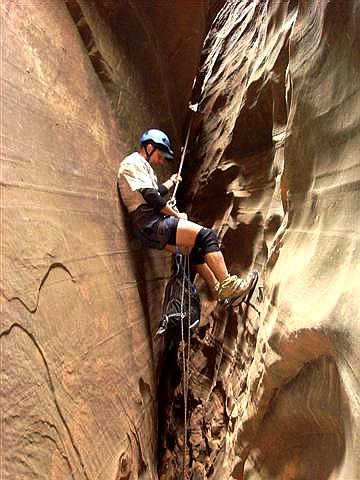 Mark on rappel in Sleepy Hollow