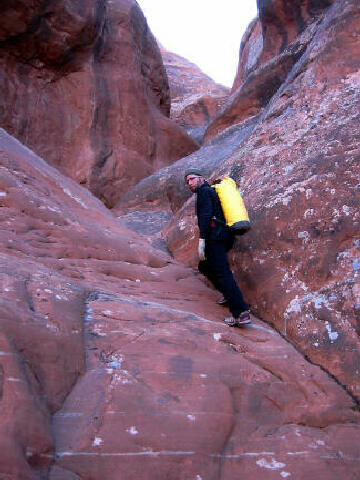 Hank Moon Climbing Elephant Butte