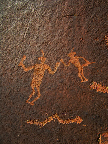 Fighting Men Petroglyphs