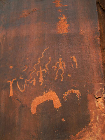 Fighting Men Petroglyphs