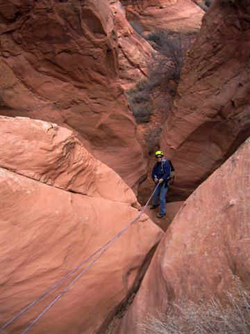 Justin Eatchel in Granary Canyon