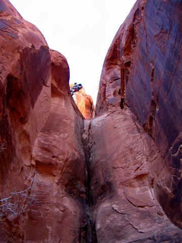 Granary Canyon's final rappel