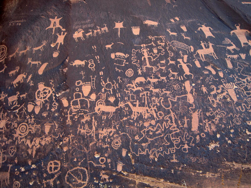 Newspaper Rock Utah State Historic Monument