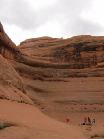 Not Tierdrop Canyon - Arches National Park