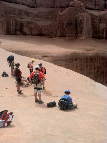 Not Tierdrop Canyon - Arches National Park