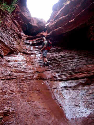 Handline on the optional technical route. 