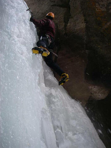 Pleiades Ice Climb - Moab