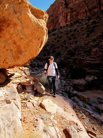 Hiking in Pritchett Canyon