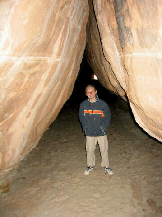 Stormy inside Tusher Tunnel