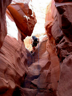 Rappeling in Good Day Jim