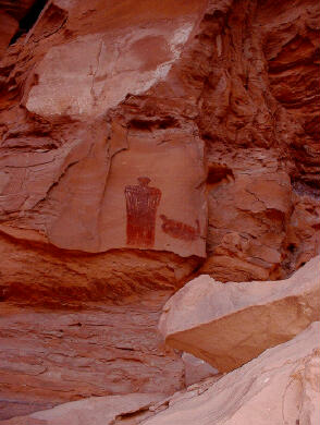 Pictographs near Hog Springs