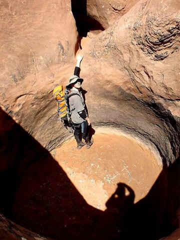 Anther keeper pothole is bone dry