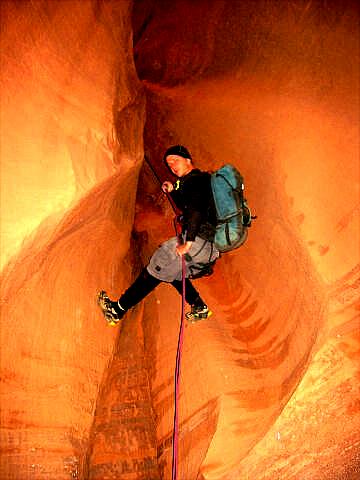 Wade Christensen in Larry Canyon