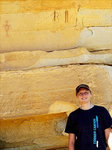 Ascending Sheep Pictograph - San Rafael Swell