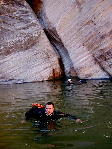 Devan and Sam Gregory Swim through Zero Gravity