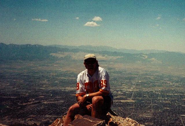 From the West Summit with Salt Lake in the background.